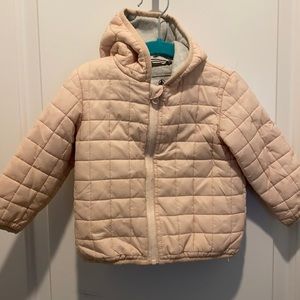 Petit bateau pink puffer 18 mints